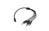 Haydon HAY-PSU-4WAY-SPLIT 1 Female to 4 Male Power Splitter Cable 2.1mm Jack