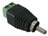 Haydon HAY-RCA-TERM RCA Male Connector with Screw Terminal