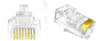 Hikvision DS-1M6UA-30U/100 RJ45 Plug for Cat.6 gold plated Polycarbonate 100 per bag