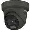 Hikvision DS-2CD2347G3-LIS2UY/SL(4mm)Black 4MP ColorVu Smart Hybrid 4mm Lens IP Liveguard Turret BLACK