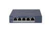 Hikvision DS-3E1505P-EI network switch Managed Gigabit Ethernet (10/100/1000) Power over Ethernet (PoE) Grey 4 Port Gigabit Smart POE Switch 1 Uplink