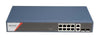 Hikvision DS-3E1512HP-SI-8P2T2F network switch Managed Gigabit Ethernet (10/100/1000) Power over Ethernet (PoE) Blue 8 Port Gigabit Smart POE Switch 2 SFP ports