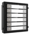 Hikvision Pro Series DS-KD-K12/S intercom system accessory Nametag unit Modular 12 Nametag Module Stainless Steel