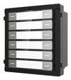 Hikvision Pro Series DS-KD-K12/S intercom system accessory Nametag unit Modular 12 Nametag Module Stainless Steel