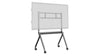 Mobile stand with accessories shelf for (interactive) large format displays up to 86"