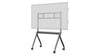 Mobile stand with accessories shelf for (interactive) large format displays up to 86"