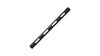 Lightweight aluminium rod for use with follow focus matte box lens support and other accessories - Raven Black