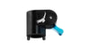 Aluminium rod clamp which attaches to ARRI locator pin mounts - Raven Black