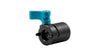 Aluminium rod clamp which attaches to ARRI locator pin mounts - Raven Black