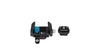 Aluminium holder with shoe adaptor for mounting Samsung T5 and T7 SSD hard drives onto Blackmagic and Z Cam cages - Raven Black