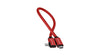 USB 3.1 Gen 2 Type-C to USB Type-C Right Angle Cable - Cardinal Red