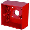 Kentec Electronics SR-BOX Call Point Surface Mounting Back Box Red
