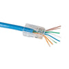 Klein Tools VDV826-704 Pass Thru Modular Data Plugs CAT6A UTP 50 Pk