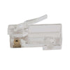 Klein Tools VDV826-704 Pass Thru Modular Data Plugs CAT6A UTP 50 Pk