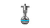 1/4"-20 screw thread mount for use with magic arms and other ball head clamps - Space Grey