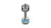 3/8" ball head with ARRI locator pins for use with magic arms and other ball head clamps - Space Grey