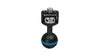 3/8" ball head with ARRI locator pins for use with magic arms and other ball head clamps - Raven Black