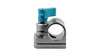 Rod clamp for attaching monitors lights mics and other accessories to 15mm rods
