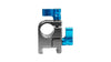 Compact Adjustable 15mm Rod to NATO Clamp - Space Grey