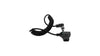 Coiled D-Tap to DC 5.5 x 2.5mm Male Barrel Cable - Raven Black
