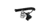 Coiled D-Tap Male to 4-Pin XLR Female Right-Angle Power Cable