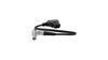 10" D-Tap to Right Angle LEMO 2 Pin Power Cable for RED KOMODO