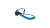 Coiled D-Tap to Female LEMO 4 Pin