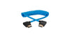 90-Degree Angle HDMI to HDMI Coiled Cable - Blue