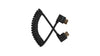 90-Degree Angle HDMI to HDMI Coiled Cable - Black