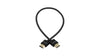16" HDMI to HDMI High Speed 4K 3D Nylon Braided Male Cable 60HZ HDMI 2.0 18Gbps HDR Metadata - Black