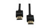 16" HDMI to HDMI High Speed 4K 3D Nylon Braided Male Cable 60HZ HDMI 2.0 18Gbps HDR Metadata - Black