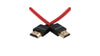 16" HDMI to HDMI High Speed 4K 3D Nylon Braided Male Cable 60HZ HDMI 2.0 18Gbps HDR Metadata - Cardinal Red