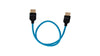 17" Nylon Braided 8K HDMI to HDMI 2.1 Ultra High-Speed Cable - Kondor Blue