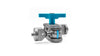 Cine magic arm with double ball heads featuring 1/4"-20 screw mounts - Space Grey