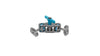 Cine Magic Arm with Adjustable Ball Head Screws - Space Grey