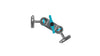 Cine Magic Arm with Adjustable Ball Head Screws - Space Grey
