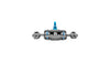 Cine magic arm with double ball heads featuring 3/8" ARRI locator pin mounts - Space Grey