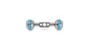 4" double ball head extension bar for magic arms - Space Grey