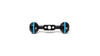 4" double ball head extension bar for magic arms - Black