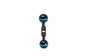 4" double ball head extension bar for magic arms - Black