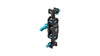 Cine magic arm with double ball heads featuring NATO Clamp mounts - Raven Black