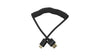 Mini HDMI to Full HDMI High Speed 4K 30 Hz 3D Nylon Braided Male Cable HDMI 2.0 18Gbps HDR Metadata - Black