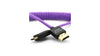 Mini HDMI to Full HDMI 2.0 High Speed 4K 30 Hz 3D Nylon Braided Male Cable HDMI 2.0 18Gbps HDR Metadata