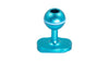Mini quick release plate for use with magic arms and other ball head clamps - Blue