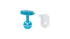 Mini quick release plate for use with magic arms and other ball head clamps - Blue