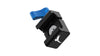 NATO standard clamp with 1/4"-20 mounting thread and removable anti-twist pins - Black