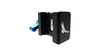 NATO standard clamp with 1/4"-20 mounting thread and removable anti-twist pins - Black