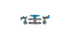 NATO clamp mount for use with magic arms and other ball head clamps - Space Grey
