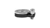 ARRI-style rosette accessory adapter with two 1/4"-20 screws for mounting - Raven Black