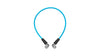 22" 12G SDI Right Angle Cable for 4K 60p Camera Monitors and Transmitters - Blue